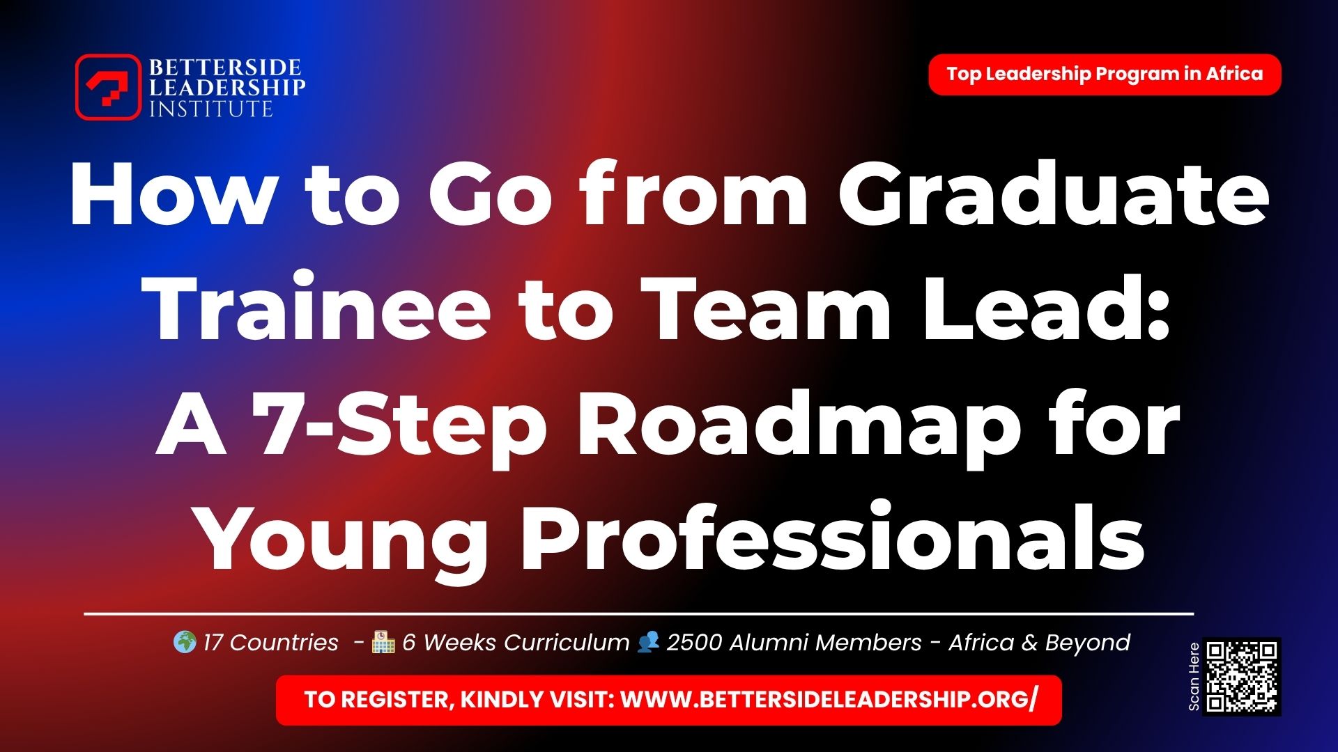 How to Go from Graduate Trainee to Team Lead: A 7-Step Roadmap for Young Professionals