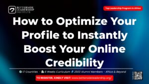 How to Optimize Your Profile to Instantly Boost Your Online Credibility