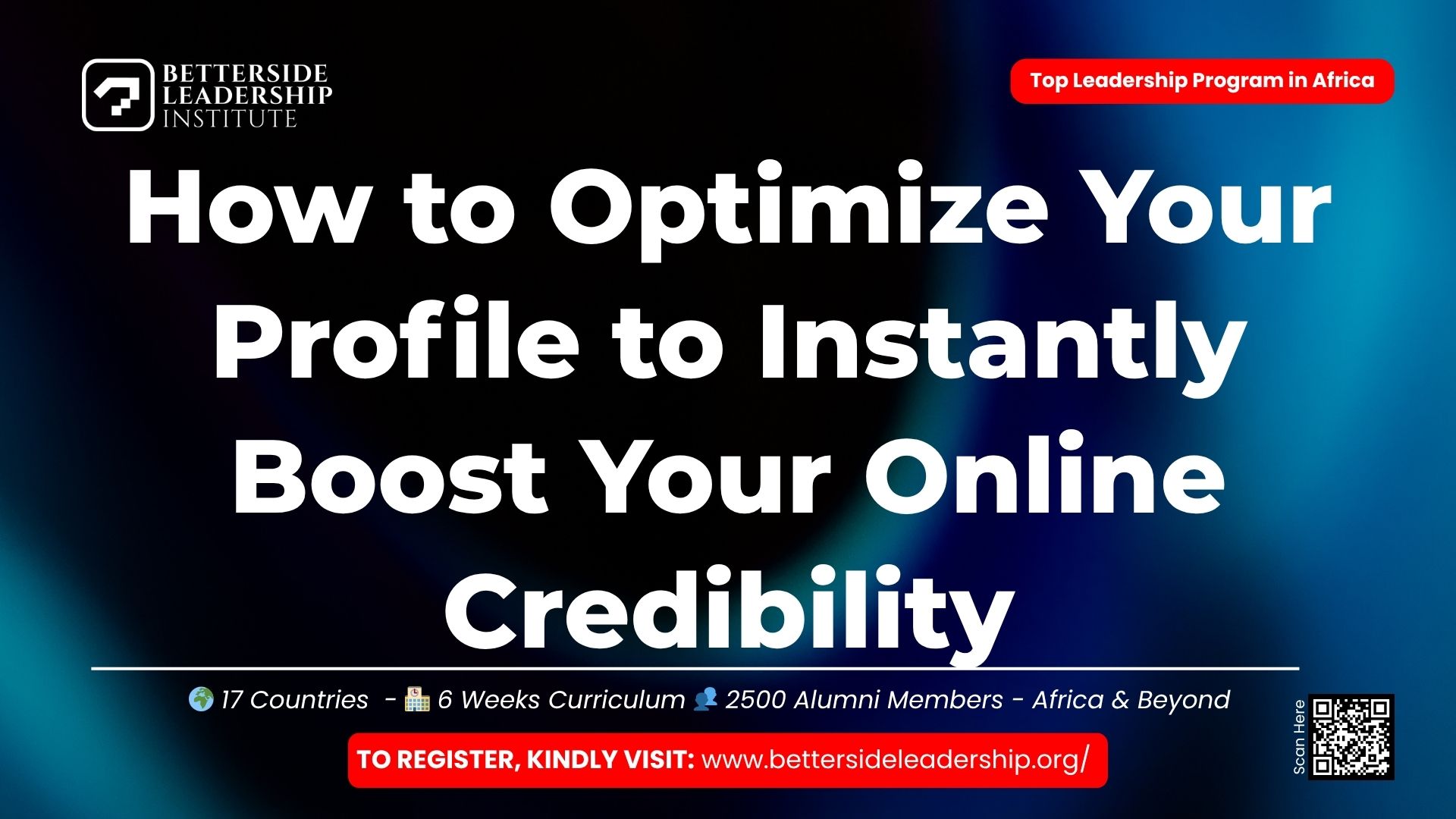 How to Optimize Your Profile to Instantly Boost Your Online Credibility