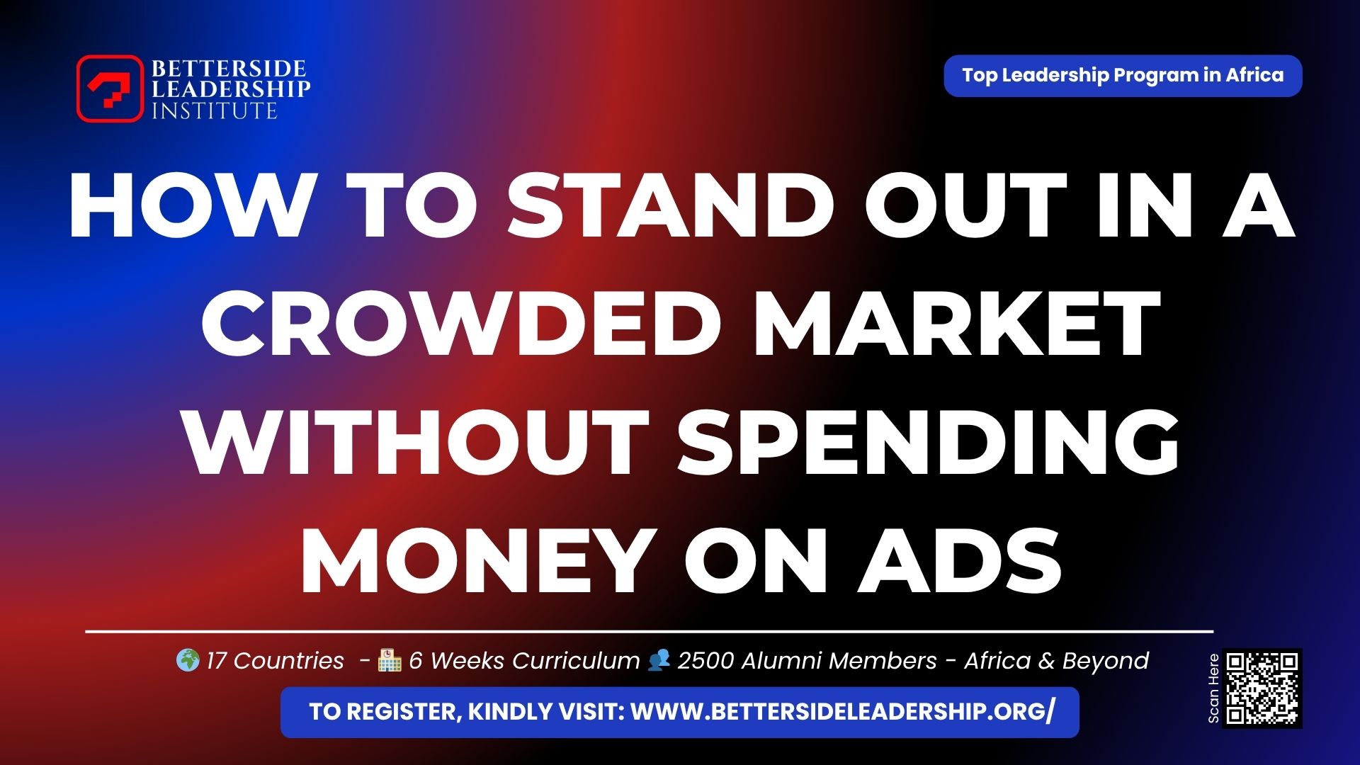 How to Stand Out in a Crowded Market Without Spending Money on Ads