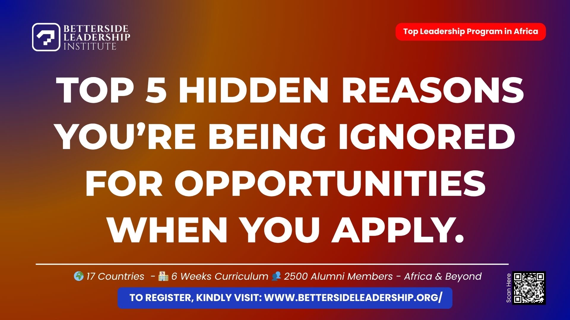 Hidden Reasons You’re Being Ignored When You Apply for Opportunities