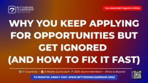 Why You Keep Applying for Opportunities But Get Ignored (And How to Fix It Fast)